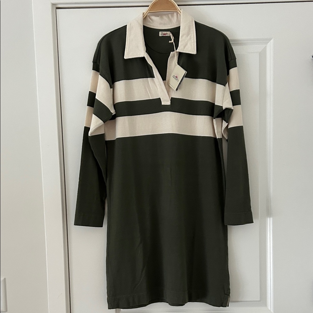 NWT Faherty Sport Jersey Polo Dress